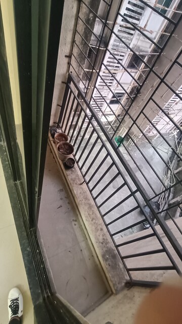 Balcony in 1 BHK Apartment at Fiama Residency, Thane West – for Rent