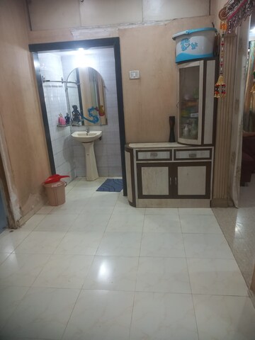 Bathroom in 1 BHK Apartment at Lok Upvan I, Manpada – for Rent