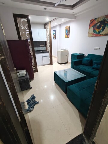 Master Bedroom in 1 BHK Builder Floor at Palm Residency Chhatarpur, Chattarpur – for Rent