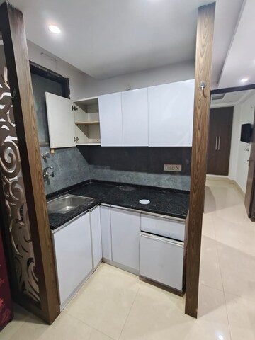 Kitchen in 1 BHK Builder Floor at Palm Residency Chhatarpur, Chattarpur – for Rent