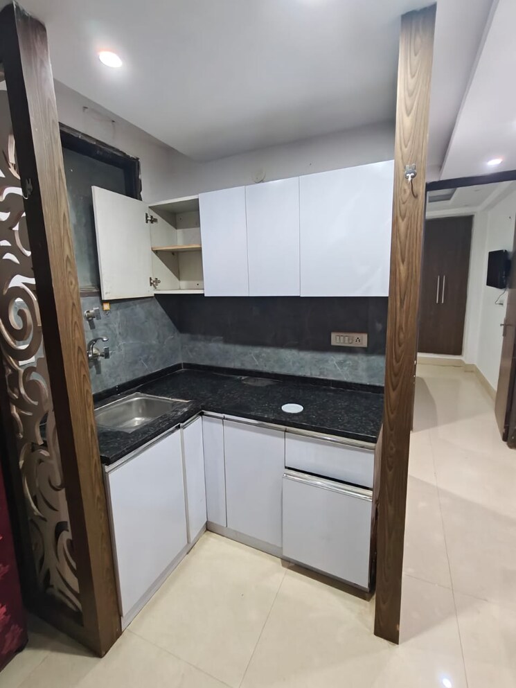 Kitchen, palm-residency-chhatarpur 1 Bedroom 500 Sq.Ft. Builder Floor In Chattarpur Delhi 9726249