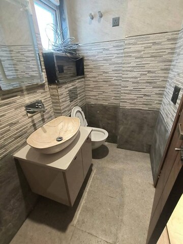 Bathroom in 3 BHK Builder Floor at Greater Kailash – for Rent