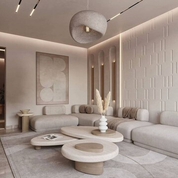 Living Room in 4 BHK Builder Floor at Greater Kailash – for Sale