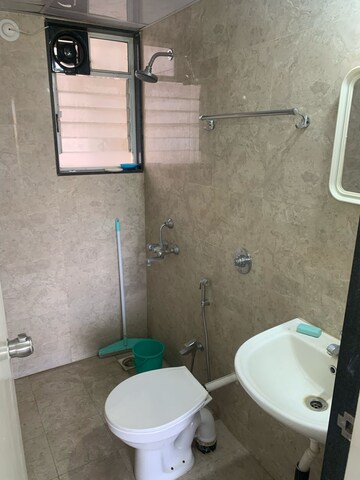 Bathroom in 1 BHK Apartment at Gagan Avencia, Kharadi – for Rent