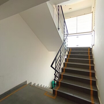 Staircase in 3 BHK Apartment at Microtek Greenburg, Sector 86 – for Rent