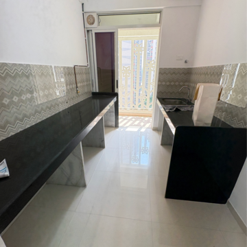 Kitchen in 2.5 BHK Apartment at Lodha Codename Premier, Mangaon – for Rent