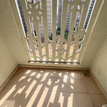 Balcony in 2.5 BHK Apartment at Lodha Codename Premier, Mangaon – for Rent