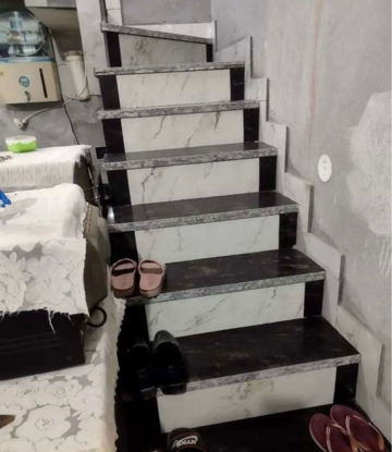 Staircase in 4 BHK Independent House at New Ramesh Nagar – for Sale