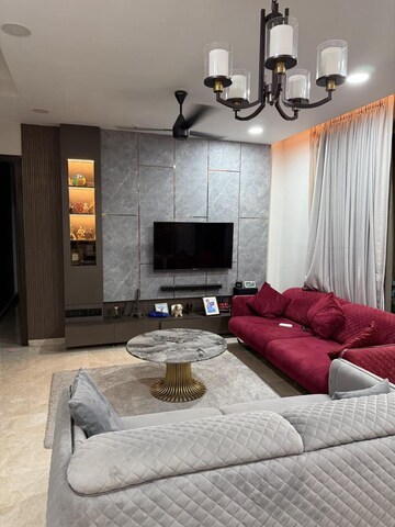 Living Room in 3 BHK Apartment at Hiranandani Estate, Ghodbunder Road – for Sale