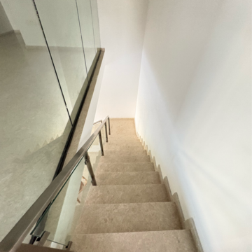 Staircase in 4 BHK Independent House at Lodha Palava City Lakeshore Greens, Hedutane – for Rent