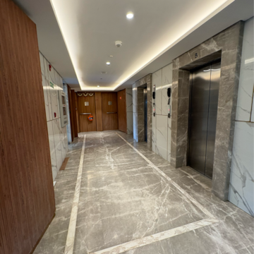 Building Lobby in 4 BHK Independent House at Lodha Palava City Lakeshore Greens, Hedutane – for Rent