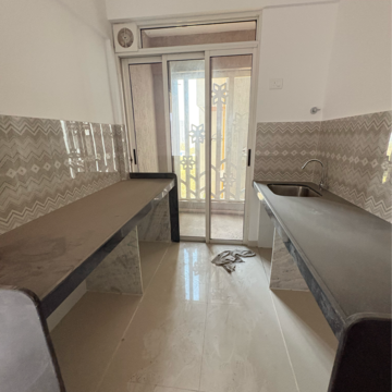 Kitchen in 2.5 BHK Apartment at Lodha Codename Premier, Mangaon – for Rent