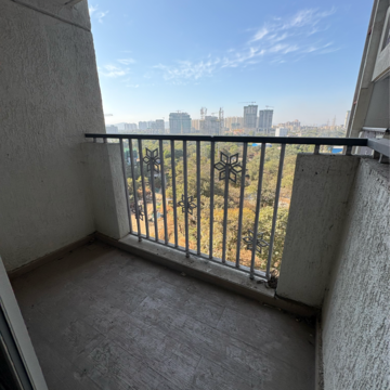 Balcony in 2.5 BHK Apartment at Lodha Codename Premier, Mangaon – for Rent