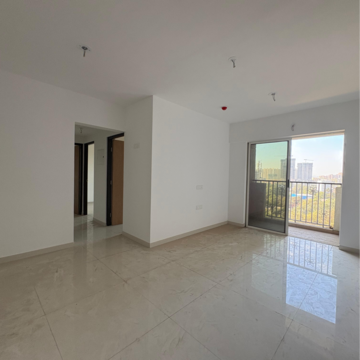 Living Room in 2.5 BHK Apartment at Lodha Codename Premier, Mangaon – for Rent