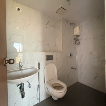Bathroom in 2.5 BHK Apartment at Lodha Codename Premier, Mangaon – for Rent