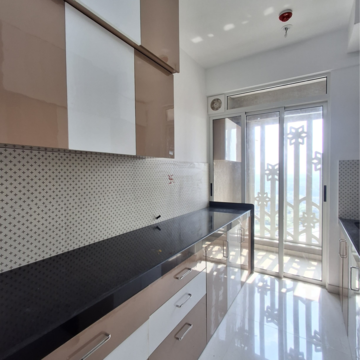 Kitchen in 2 BHK Apartment at Lodha Codename Premier, Mangaon – for Rent
