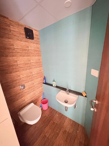 Bathroom in 1 BHK Apartment at Lodha Crown Quality Homes, Majiwada – for Rent