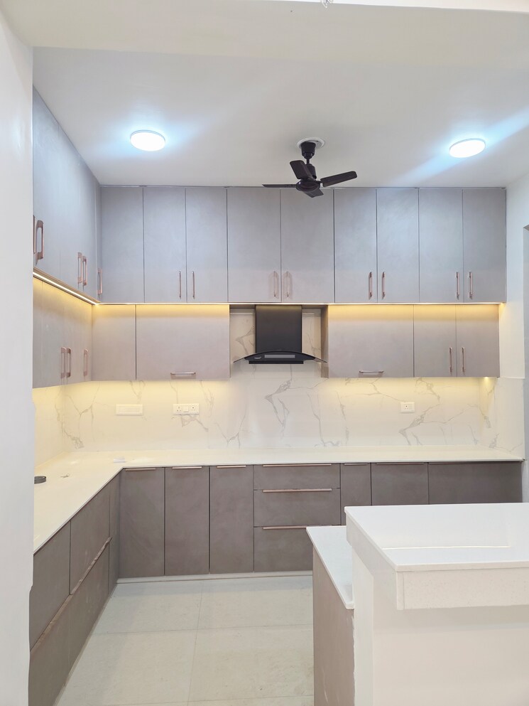 Kitchen, ansal-api-celebrity-gardens 3 Bedroom 2218 Sq.Ft. Apartment In Sushant Golf City Lucknow 9726656