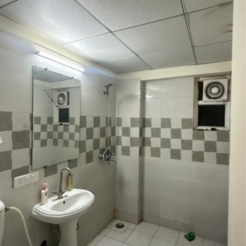 Bathroom in 2 BHK Apartment at Gaur City 7th Avenue, Sector 4 Greater Noida – for Rent