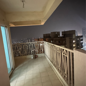 Balcony in 2 BHK Apartment at Gaur City 7th Avenue, Sector 4 Greater Noida – for Rent
