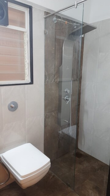 Bathroom in 2 BHK Apartment at Manav Perfect 10, Balewadi – for Rent