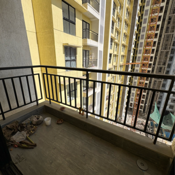 Balcony in 1 BHK Apartment at Runwal Gardens Phase 3, Kalyan Shilphata Road – for Rent