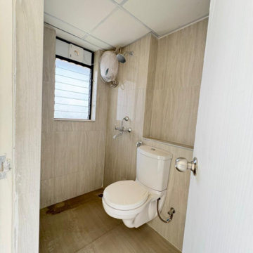 Bathroom in 2 BHK Apartment at Runwal Gardens Phase 2, Kalyan Shilphata Road – for Rent