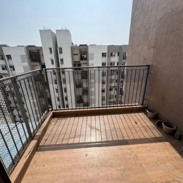 Balcony in 2 BHK Apartment at Lodha Palava City Lakeshore Greens, Hedutane – for Rent