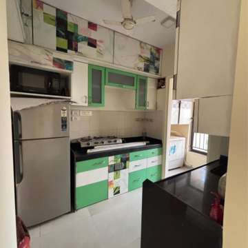 Kitchen in 1 BHK Apartment at Lodha Casa Bella, Usarghar Gaon – for Rent