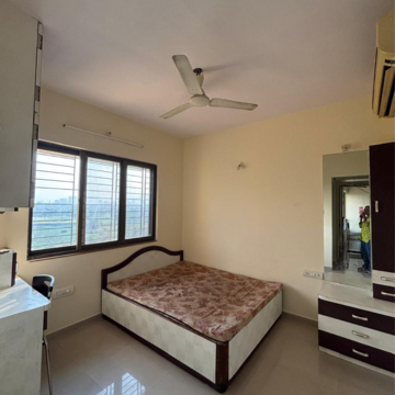 Bedroom in 1 BHK Apartment at Lodha Casa Bella, Usarghar Gaon – for Rent