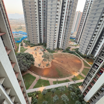 Balcony in 2 BHK Apartment at Lodha Codename Premier, Mangaon – for Rent