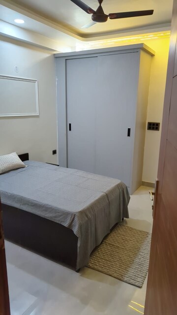 Bedroom in 1.5 BHK Builder Floor at RWA Apartments Sector 12, Sector 12 – for Rent