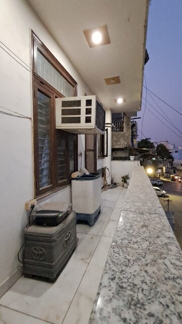 Balcony in 3 BHK Builder Floor at Sector 15 – for Rent
