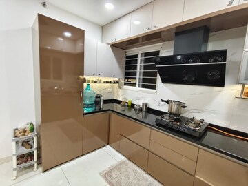Kitchen in 3 BHK Apartment at Aparna Sarovar, Nallagandla – for Rent