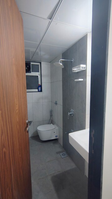 Bathroom in 1 BHK Apartment at Godrej Green Vistas, Mahalunge – for Rent