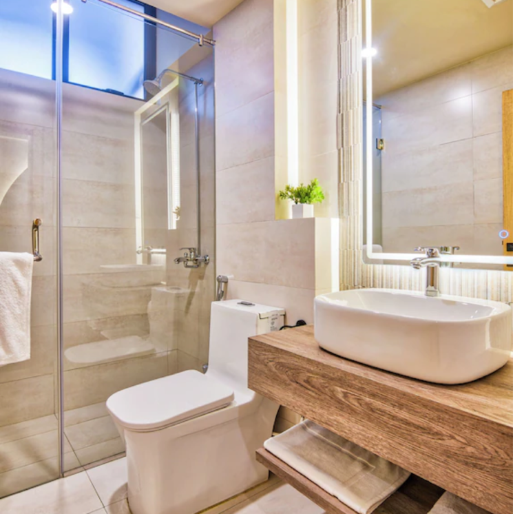 Bathroom, pushpak nagar 1 Bedroom 744 Sq.Ft. Apartment In Pushpak Nagar Navi Mumbai 9727185