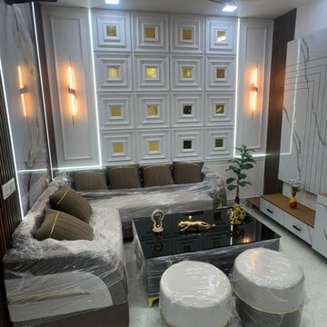 Living Room in 3 BHK Builder Floor at Vipin Garden – for Sale