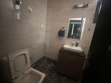 Bathroom in 3 BHK Builder Floor at East Of Kailash – for Sale