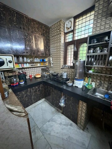 Kitchen in 2 BHK Builder Floor at Malviya Nagar – for Rent