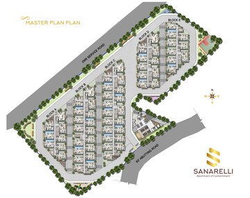 Master Plan in 2 BHK Apartment at Sanarelli Apartment, Dundigal – for Sale