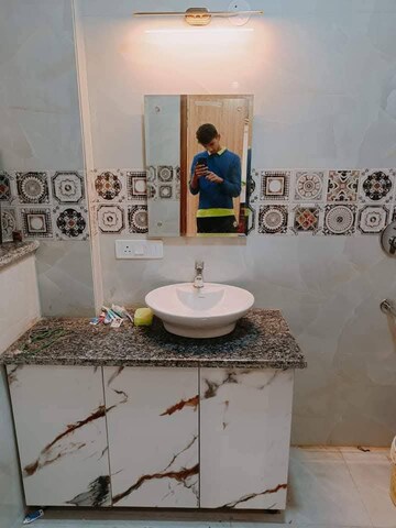 Bathroom in 2 BHK Apartment at Freedom Fighters Enclave – for Rent