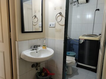 Bathroom in 1 BHK Apartment at Hiranandani Estate Kenora, Ghodbunder Road – for Rent