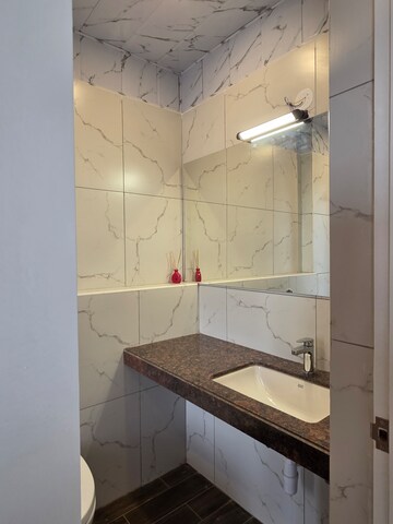 Bathroom in 3 BHK Apartment at Kalpataru Exquisite Sierra, Wakad – for Rent