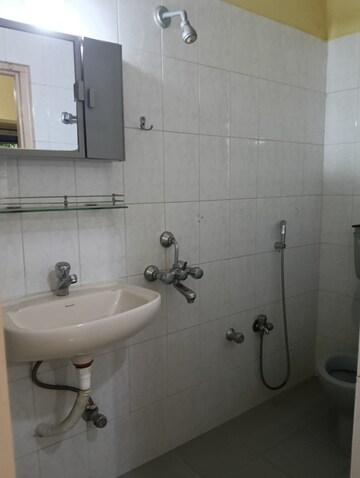Bathroom in 3 BHK Apartment at Bandra West – for Rent