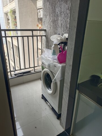 Balcony in 1 BHK Apartment at Ashar Metro Towers, Vartak Nagar – for Rent