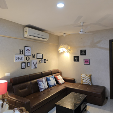 Living Room in 2 BHK Apartment at Supreme 19, Lokhandwala Complex – for Rent