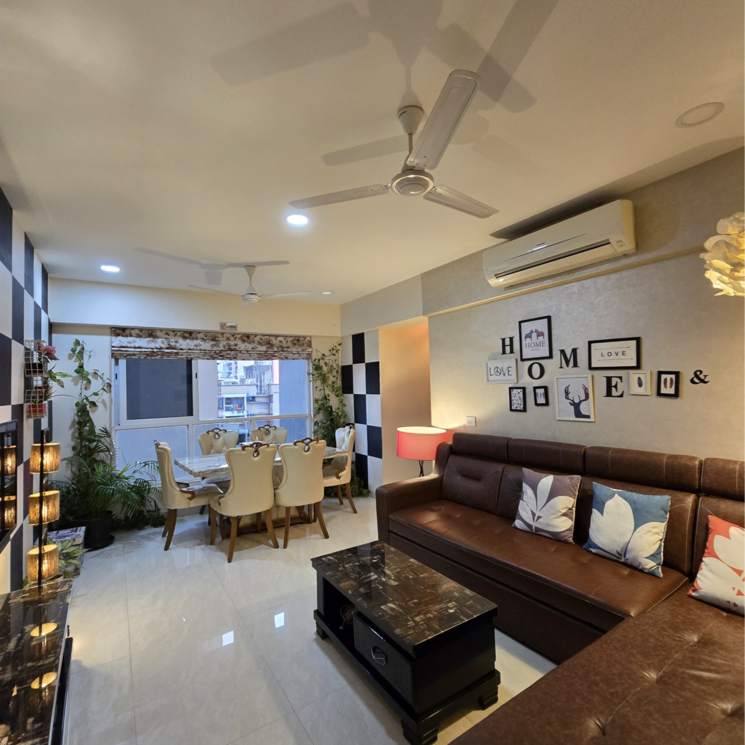 Living Room, supreme-19 2 Bedroom 638 Sq.Ft. Apartment In Lokhandwala Complex Mumbai 9728222