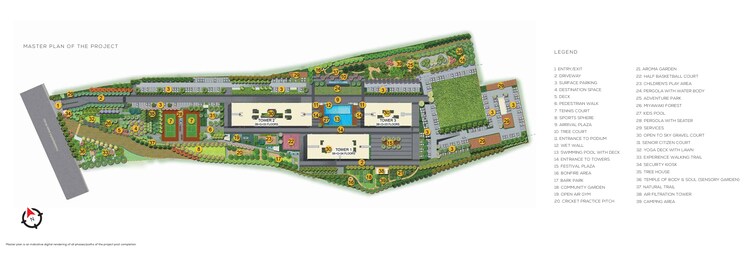 Master Plan, purva-atmosphere 3 Bedroom 2000 Sq.Ft. Apartment In Thanisandra Main Road Bangalore 9728163