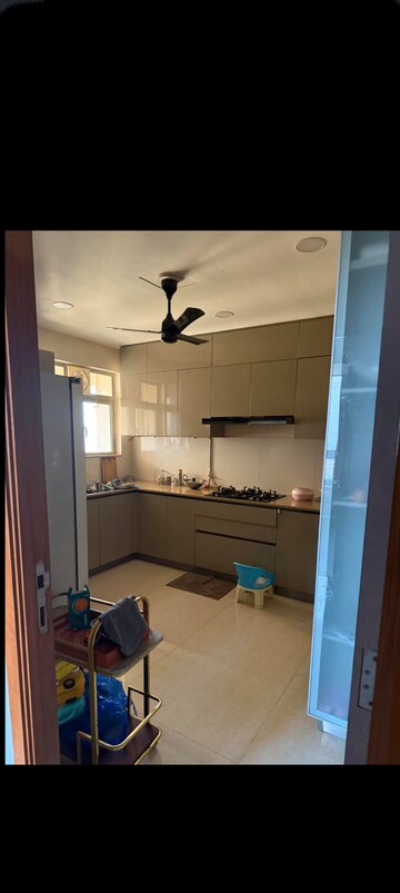 Kitchen in 3 BHK Apartment at Hiranandani Estate, Ghodbunder Road – for Rent