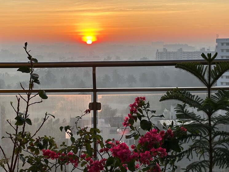 Balcony, ramky-one-north 2 Bedroom 1000 Sq.Ft. Apartment In Yelahanka Bangalore 9728194